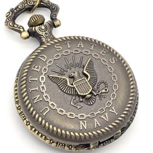 US Navy Quartz Pocket watch all Military Branches Available